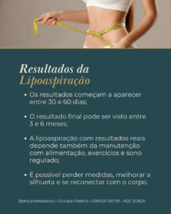 Resultados da Lipoaspiração